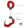 Ouch! Menottes Pleasure Furry Rouges
